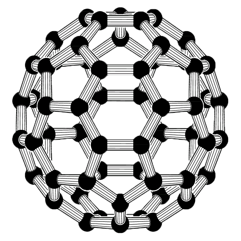 Fig.1 Nanoparticle structure. (From Wikipedia)