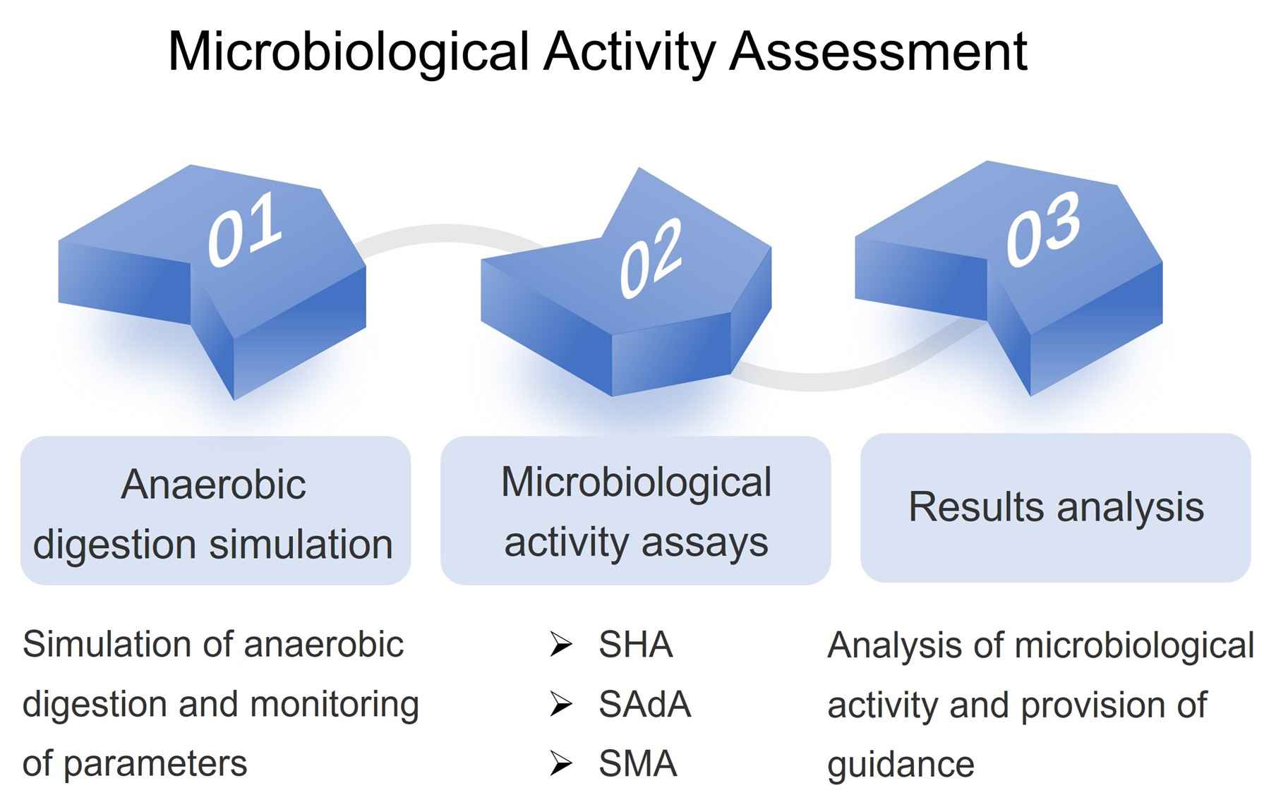 Procedure for microbial activity analysis. (Creative Biolabs Original)